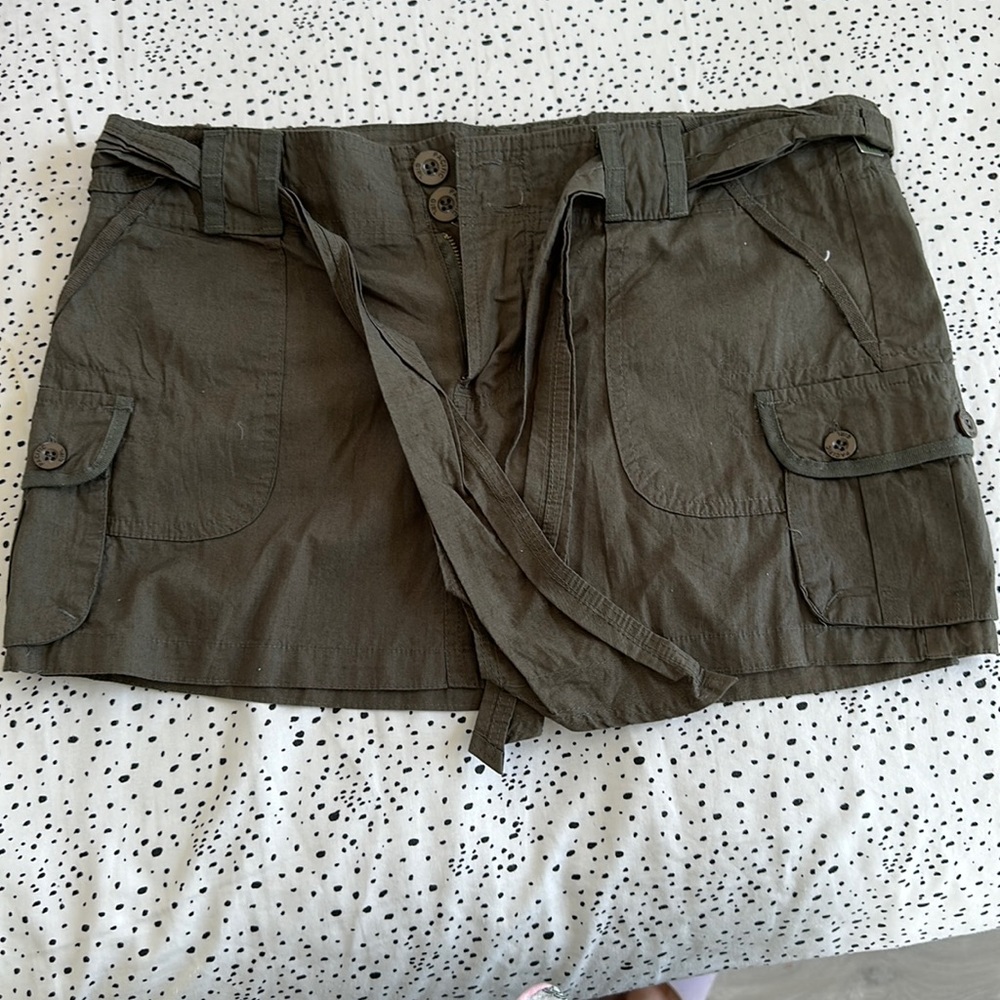 Military green summer Pacific Girl mini skirt!
